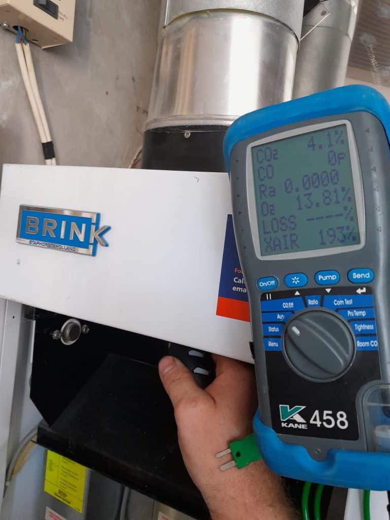 Warm Air Unit safety inspection and service in Surrey